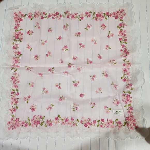 ❤️ Pierre Cardin handkerchief Cotton Authentic - Picture 7 of 9